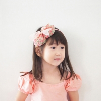 Girl Hairband Bow Floral (GHB8812)